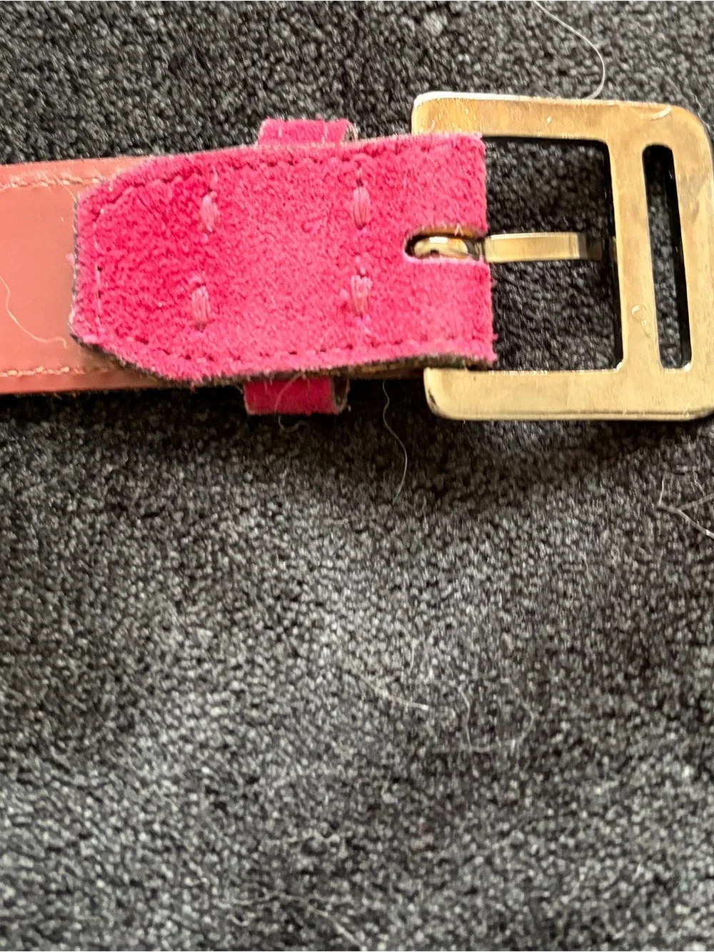 Vintage Yves Saint Laurent Suede Belt